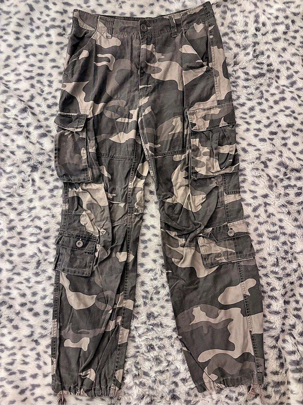 vintage K. two Hollis Camo Cargo Pants Cotton Large